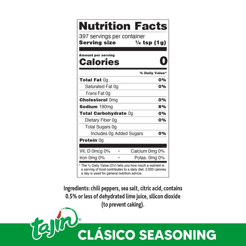Tajin Tajín Clásico Chile Lime Seasoning 14 oz (Pack of 1) - Image 2